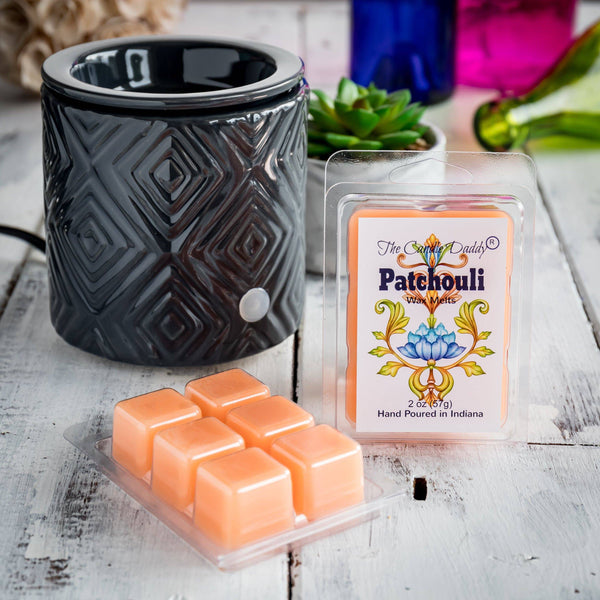 Patchouli Scented Wax Melt - 1 Pack - 2 Ounces - 6 Cubes - The Candle Daddy