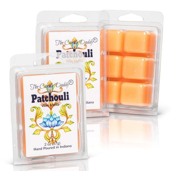 Patchouli Scented Wax Melt - 1 Pack - 2 Ounces - 6 Cubes - The Candle Daddy