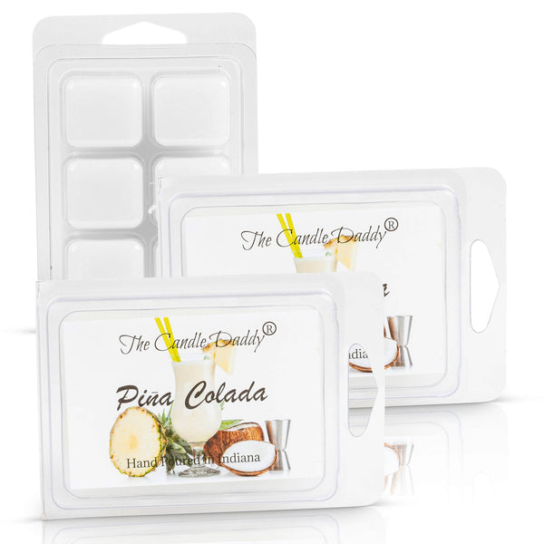 Pina Colada - Tropical Drink Scented Wax Melt - 1 Pack - 2 Ounces - 6 Cubes - The Candle Daddy