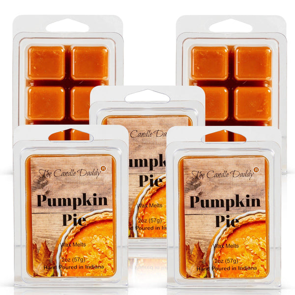 Pumpkin Pie Scented Wax Melt - 1 Pack - 2 Ounces - 6 Cubes - The Candle Daddy