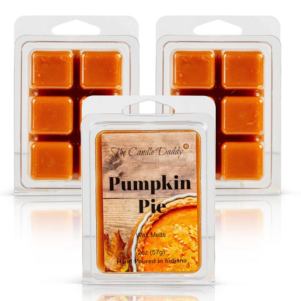 Pumpkin Pie Scented Wax Melt - 1 Pack - 2 Ounces - 6 Cubes - The Candle Daddy