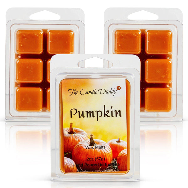 Pumpkin Scented Wax Melt - 1 Pack - 2 Ounces - 6 Cubes - The Candle Daddy