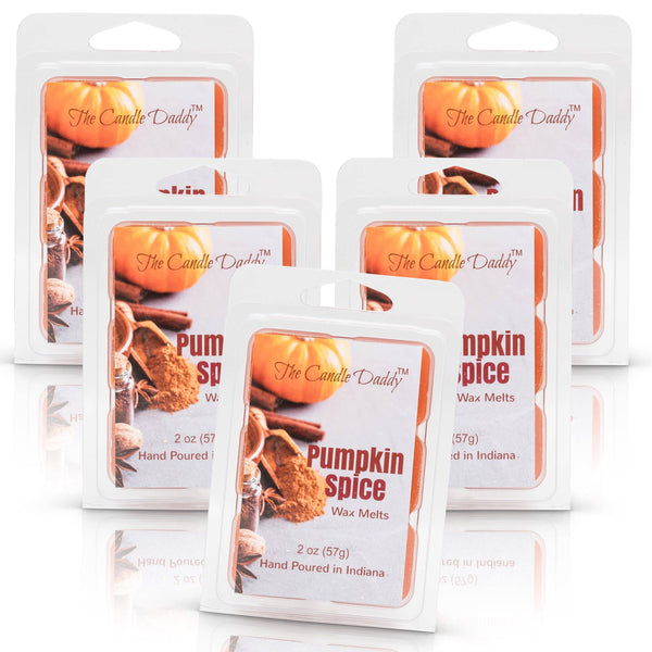 Pumpkin Spice Scented Wax Melt - 1 Pack - 2 Ounces - 6 Cubes - The Candle Daddy