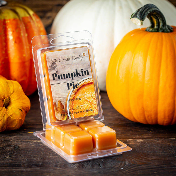 Pumpkin Pie Scented Wax Melt - 1 Pack - 2 Ounces - 6 Cubes - The Candle Daddy