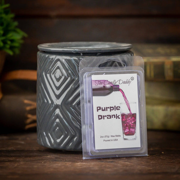 Purple Drank - Grape Soda Scented - Maximum Scent Wax Cubes/Melts - 1 Pack - 2 Ounces - 6 Cubes - The Candle Daddy