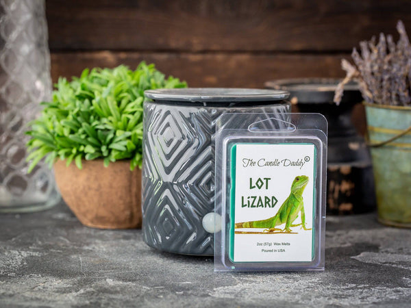 Lot Lizard - Pine Air Freshener Scented Melt- Maximum Scent Wax Cubes/Melts- 1 Pack -2 Ounces- 6 Cubes - The Candle Daddy