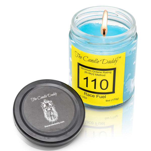 Race Fuel -Race Track Scented Jar Candle- The Candle Daddy- Hand Poured in Indiana - The Candle Daddy