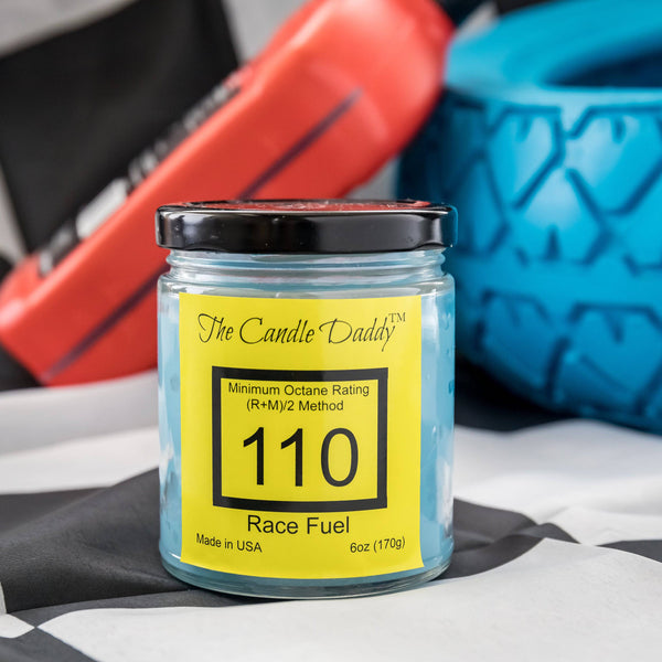 Race Fuel -Race Track Scented Jar Candle- The Candle Daddy- Hand Poured in Indiana - The Candle Daddy