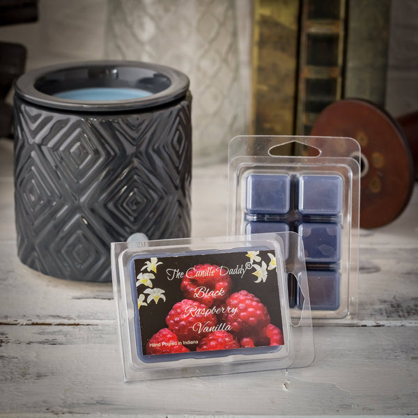 5 Pack - Black Raspberry Vanilla Scented Wax Melt - 2 Ounces x 5 Packs = 10 Ounces - The Candle Daddy