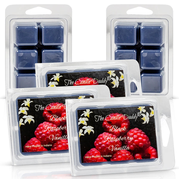 Black Raspberry Vanilla Scented Wax Melt - 1 Pack - 2 Ounces - 6 Cubes - The Candle Daddy