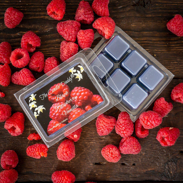 Black Raspberry Vanilla Scented Wax Melt - 1 Pack - 2 Ounces - 6 Cubes - The Candle Daddy