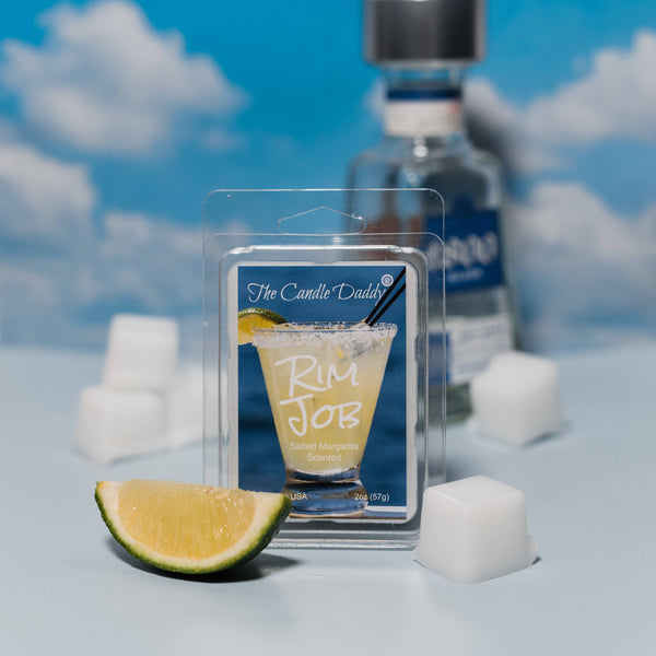 Rim Job - Salted Margarita Scented Wax Melt - 1 Pack - 2 Ounces - 6 Cubes - The Candle Daddy