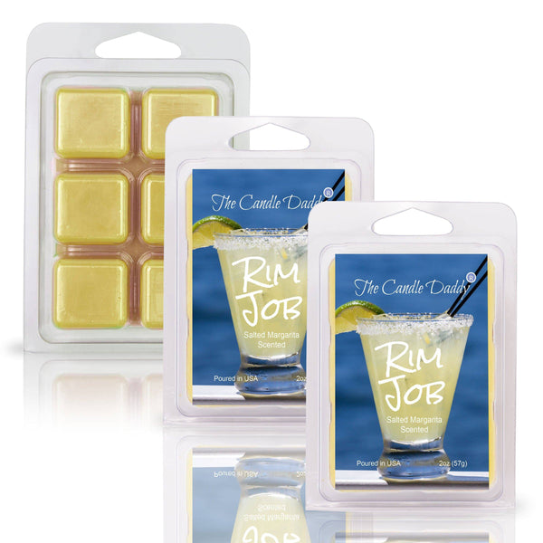 Rim Job - Salted Margarita Scented Wax Melt - 1 Pack - 2 Ounces - 6 Cubes - The Candle Daddy