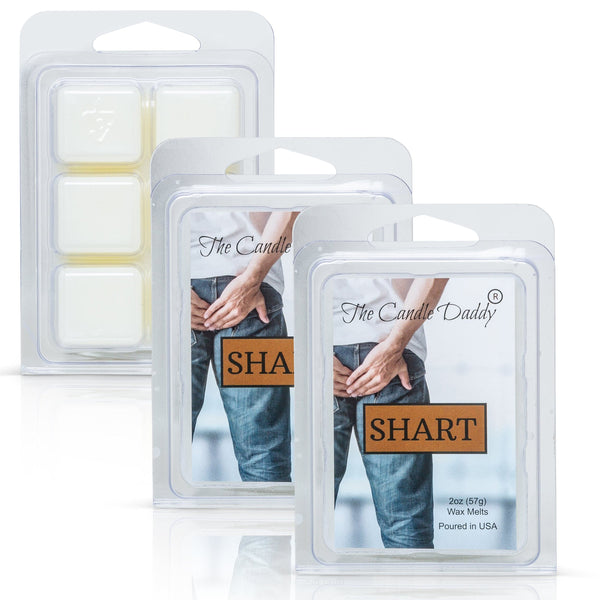 Shart - Terrible Near Shit Scented Melt- Maximum Scent Wax Cubes/Melts- 1 Pack -2 Ounces- 6 Cubes - The Candle Daddy