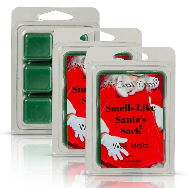 Smells Like Santa's Sack - Christmas Brown Sugar Fig Scented Wax Melt - 1 Pack - 2 Ounces - 6 Cubes - The Candle Daddy