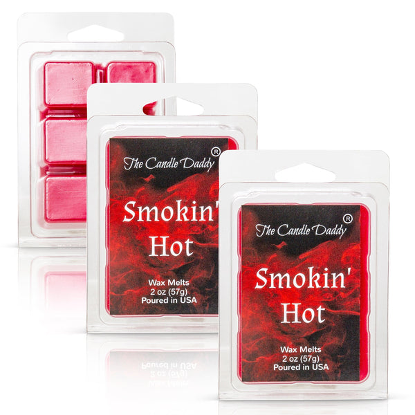 Smokin' Hot - Sexy Cinnamon Scented Melt- Maximum Scent Wax Cubes/Melts- 1 Pack -2 Ounces- 6 Cubes - The Candle Daddy
