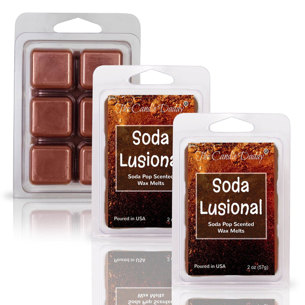 Soda Lusional - Soda Pop Cola Scented Wax Melt - 1 Pack - 2 Ounces - 6 Cubes - The Candle Daddy
