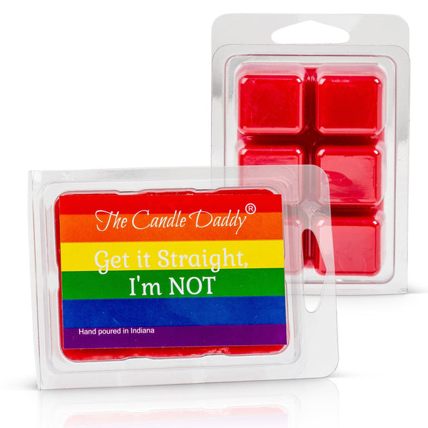 5 Pack - Get it Straight, I'm Not - Fresh Watermelon Scented Wax Melt - 2 Ounces x 5 Packs = 10 Ounces - The Candle Daddy
