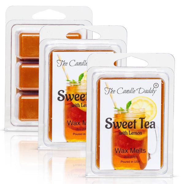 Sweet Tea - Fresh Brewed Southern Sweet Tea Scented Melt- Maximum Scent Wax Cubes/Melts- 1 Pack -2 Ounces- 6 Cubes - The Candle Daddy