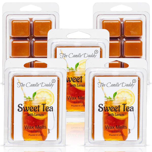 Sweet Tea - Fresh Brewed Southern Sweet Tea Scented Melt- Maximum Scent Wax Cubes/Melts- 1 Pack -2 Ounces- 6 Cubes - The Candle Daddy