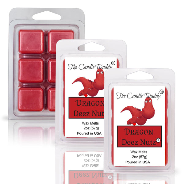 Dragon Deez Nutz - Banana Nut Bread Scented Wax Melt - 1 Pack - 2 Ounces - 6 Cubes - The Candle Daddy