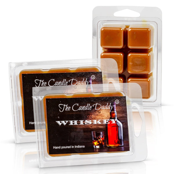 Whiskey - Bourbon Scented Wax Melt - 1 Pack - 2 Ounces - 6 Cubes - The Candle Daddy
