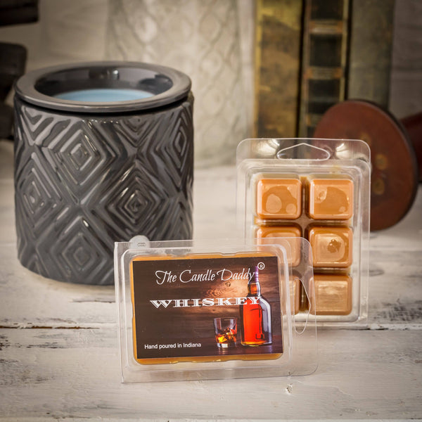 Whiskey - Bourbon Scented Wax Melt - 1 Pack - 2 Ounces - 6 Cubes - The Candle Daddy