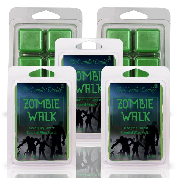 Zombie Walk - Decaying Forest Halloween Scented Wax Melt - 1 Pack - 2 Ounces - 6 Cubes - The Candle Daddy