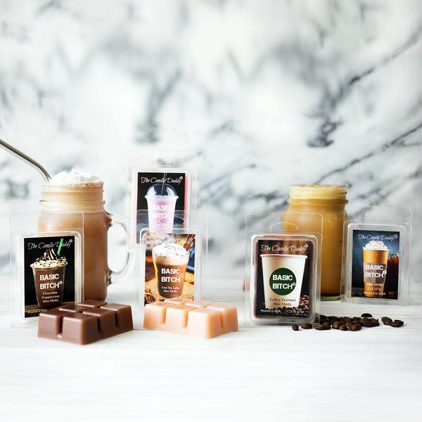 Basic Bitch Starter Pack - 5 Amazing Basic Drink Wax Melts - 30 Total Cubes - 10 Total Ounces - The Candle Daddy