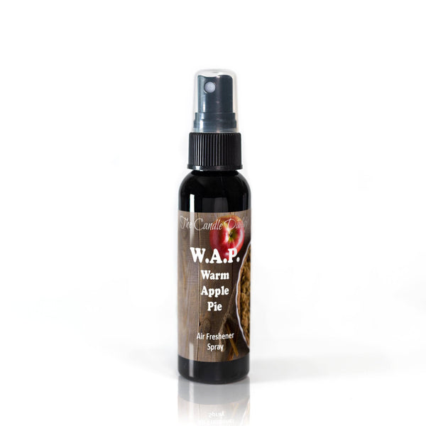 3 Pack - W.A.P. Spray - WAP Warm Apple Pie Scented - Room/Car Air Freshener Spray – (3) 2 Ounce Spray Bottles - The Candle Daddy