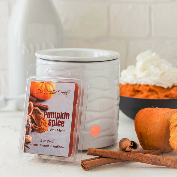 Pumpkin Spice Scented Wax Melt - 1 Pack - 2 Ounces - 6 Cubes - The Candle Daddy