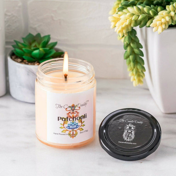 Patchouli Jar Candle - 6 ounce - 40 Hour Burn.
