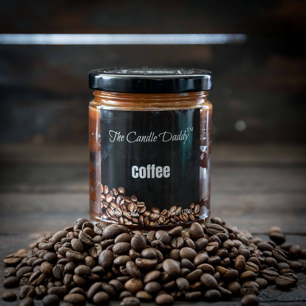 Coffee Scented Candle- 6 Ounce - 40 Hour Burn- The Candle Daddy- Hand poured in Indiana.