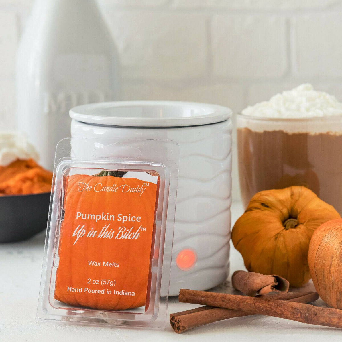 5 Pack - Boo! - Pumpkin Spice Scented Wax Melt Cubes - 2 Oz x 5 Packs = 10  Ounces