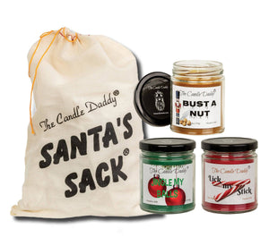 All I Want for Christmas Candle Combo Set- Comes in Santa's Sack - The Candle Daddy
