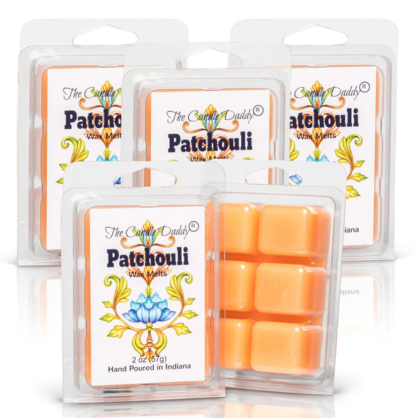 Patchouli Scented Wax Melt - 1 Pack - 2 Ounces - 6 Cubes - The Candle Daddy