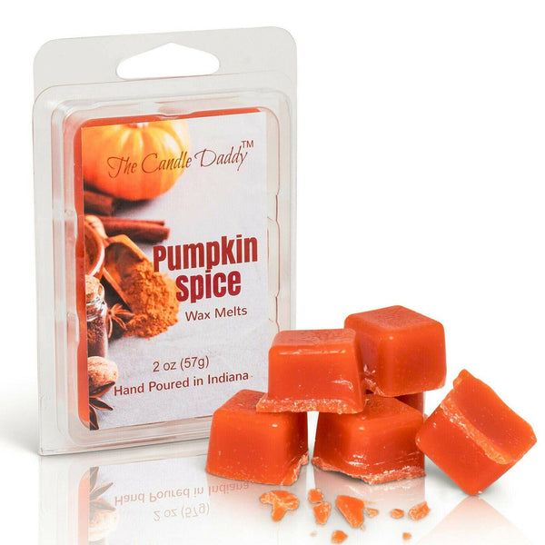Pumpkin Spice Scented Wax Melt - 1 Pack - 2 Ounces - 6 Cubes - The Candle Daddy