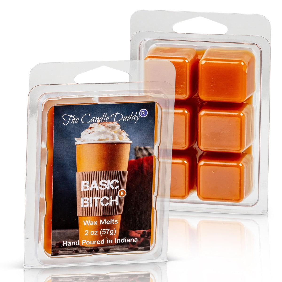 W.A.P. - Warm Apple Pie Scented Melt- Maximum Scent Wax Cubes/Melts- 1 Pack  -2 Ounces- 6 Cubes WAP