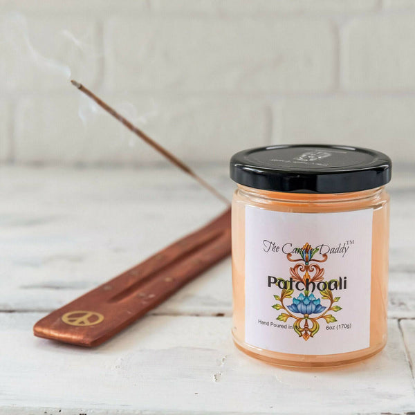 Patchouli Jar Candle - 6 ounce - 40 Hour Burn.