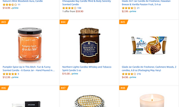 Excited today our Pumpkin Spice up in this Bitch candle is #43 in best sellers on the largest website in the world!