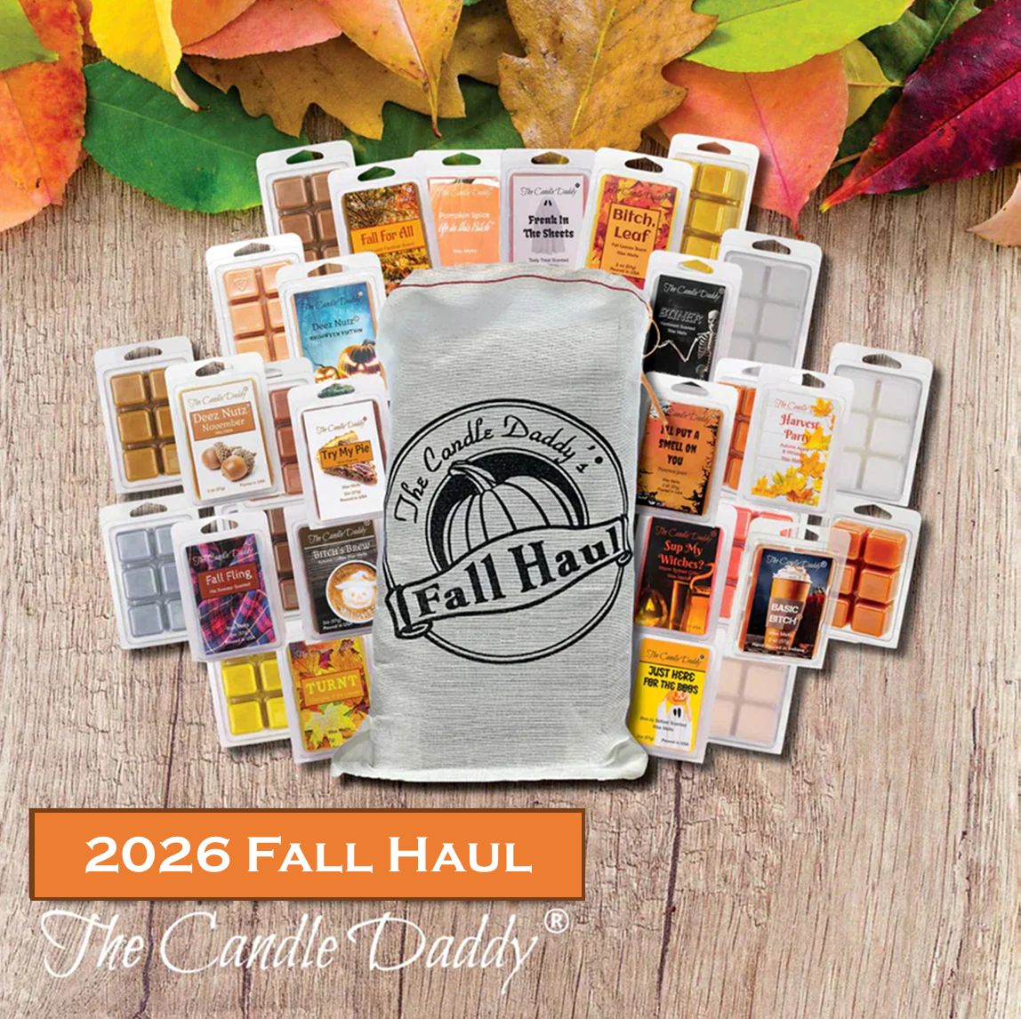 The Fall Haul  - 11 Randomly Assorted Funny Fall Wax Melt in Limited Edition Collector's Bag