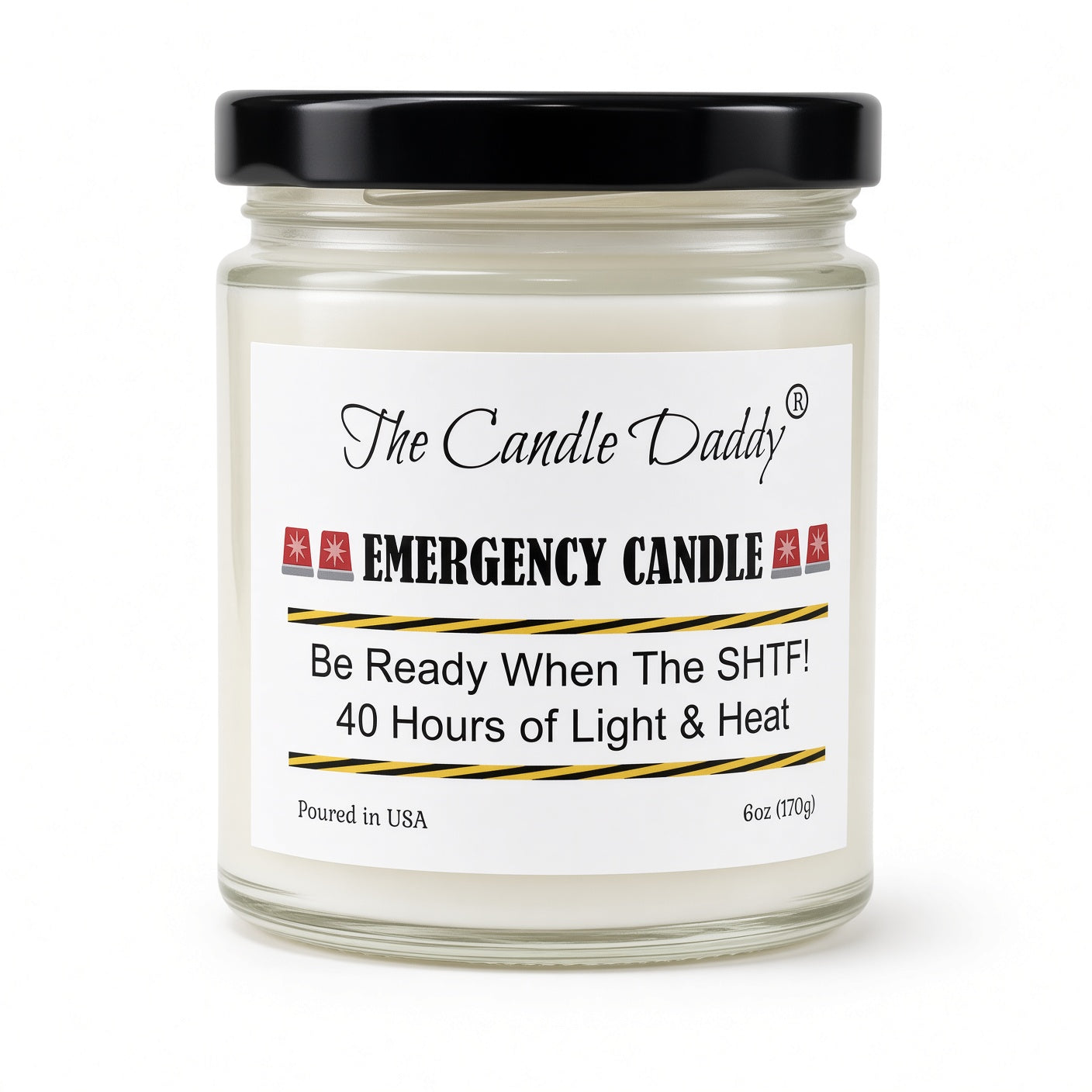 Emergency Candle When the SHTF - 40 Hours Light and Heat - blowout