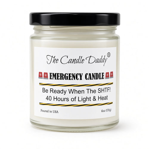 Emergency Candle When the SHTF - 40 Hours Light and Heat - blowout