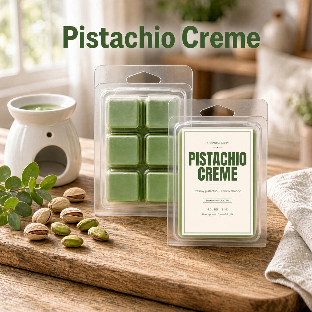 Pistachio Creme Maximum Scented Wax Melt - 1 Pack - 2 Ounces - 6 Cubes