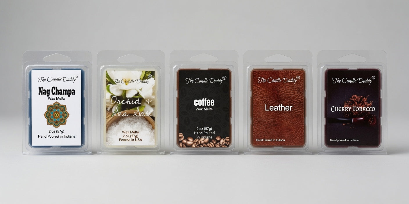 The Candle Daddy's Family Friendly Faves Volume I - 5 Pack of Wax Melts -  30 Total Cubes - 10 Total Ounces