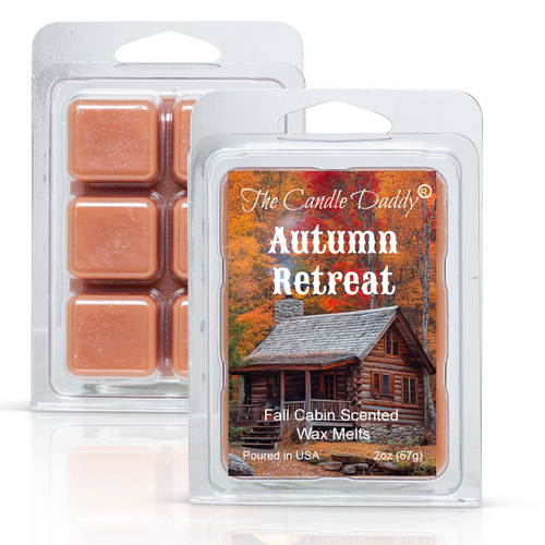 Autumn Retreat - Fall Cabin Maximum Scented Wax Melt - 1 Pack - 2 Ounces - 6 Cubes - Blowout