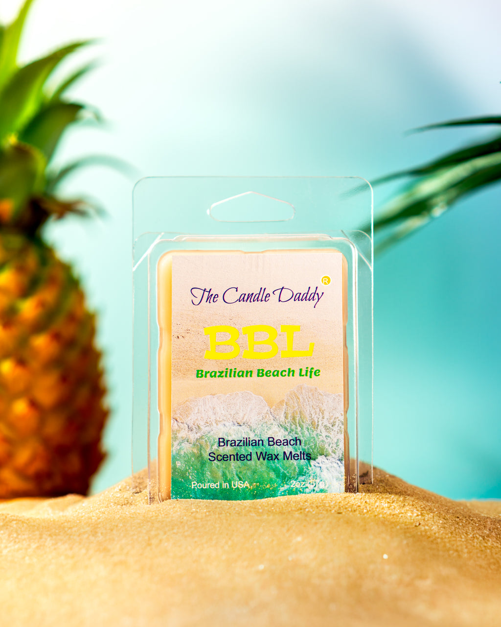 coconut palm scentsy bar BBL - Brazilian Beach Life Maximum Scented Wax Melt - 1 Pack