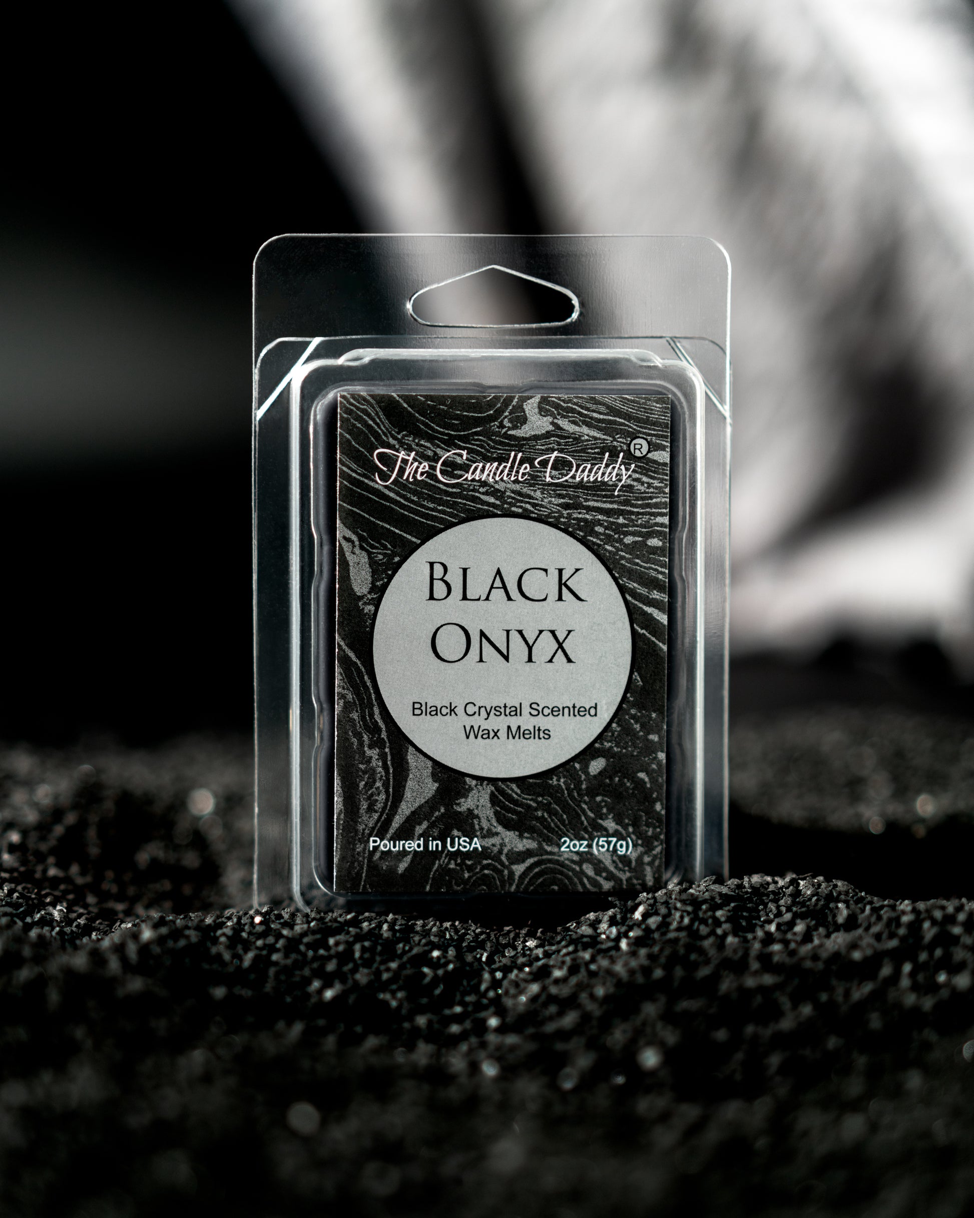 Black Onyx - Black Crystal Maximum Scented Wax Melt - 1 Pack - 2 Ounces - 6 Cubes
