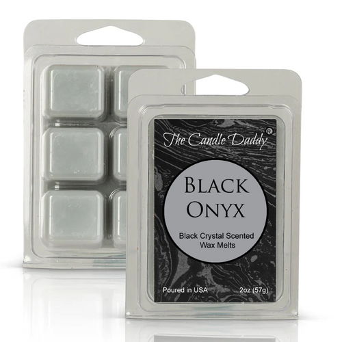 Black Onyx - Black Crystal Maximum Scented Wax Melt - 1 Pack - 2 Ounces - 6 Cubes - Blowout