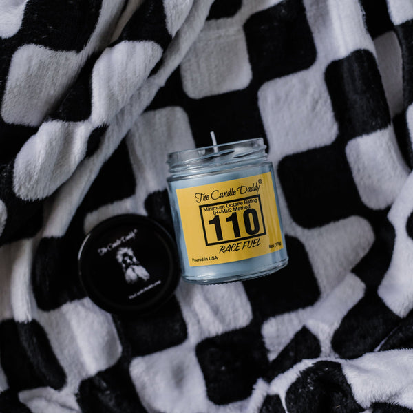 Race Fuel -Race Track Scented Jar Candle- The Candle Daddy- Hand Poured in Indiana - The Candle Daddy
